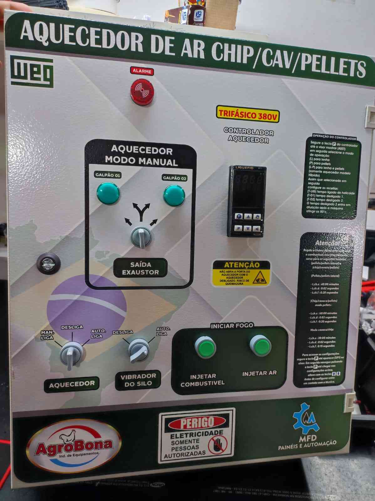 Sistema inteligente para controle de ambiente.